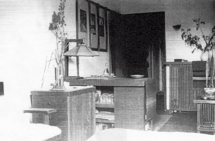 Photograph of room at Taliesin (The Museum of Modern Art | Avery Architectural & Fine Arts Library, Columbia University, New York).