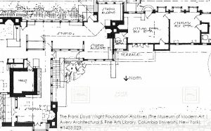 Taliesin Floor plan, The Frank Lloyd Wright Foundation Archives (The Museum of Modern Art | Avery Architectural and Fine Arts Library, Columbia University, New York), #1403.023